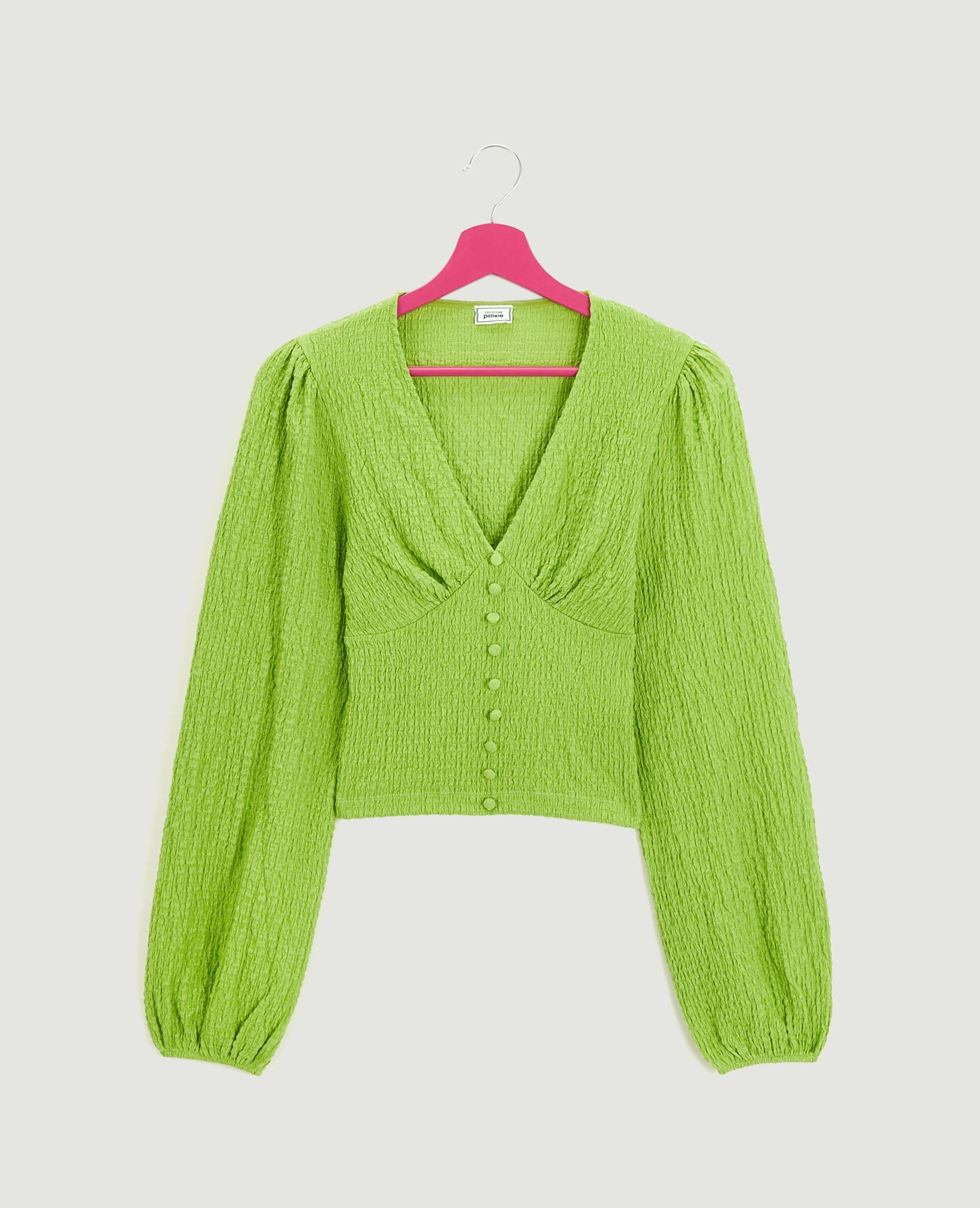 Top manches ballons - Vert kaki