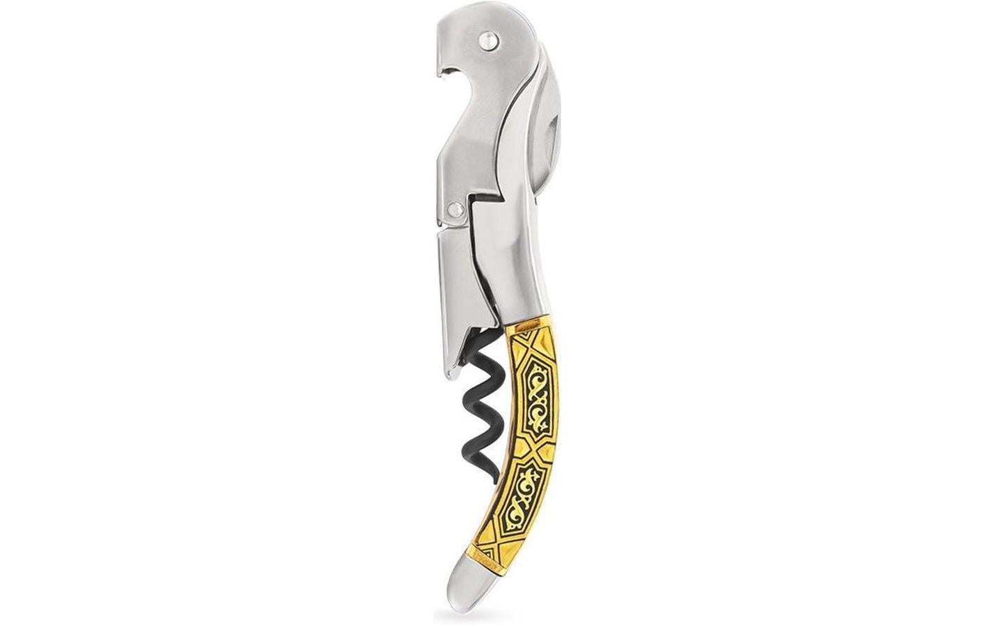 Korkenzieher Damasquinado Gold<br>Zapfenzieher