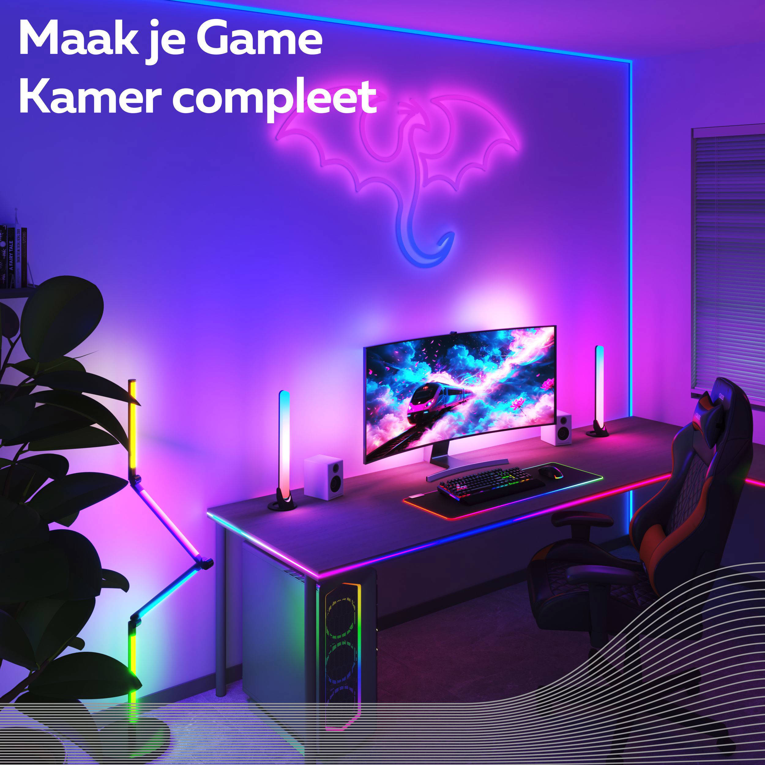 Calex Calex Gaming Neon Flex LED Strip - Razer Chroma Compatibel