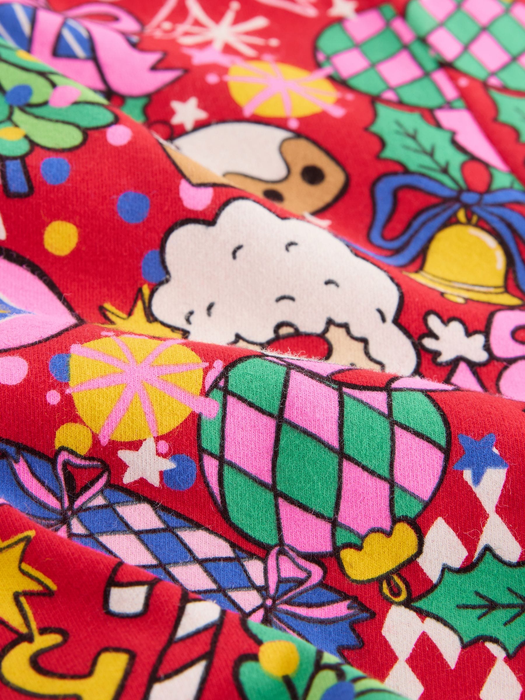 Rood Kerstmis - Legging (3-16 jr)