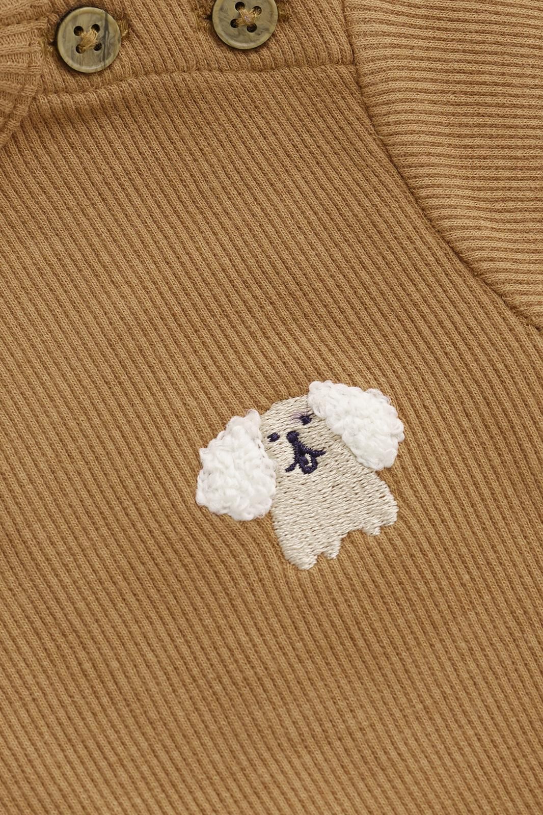 Noppies Baby Longsleeve Sherburn - Biscuit
