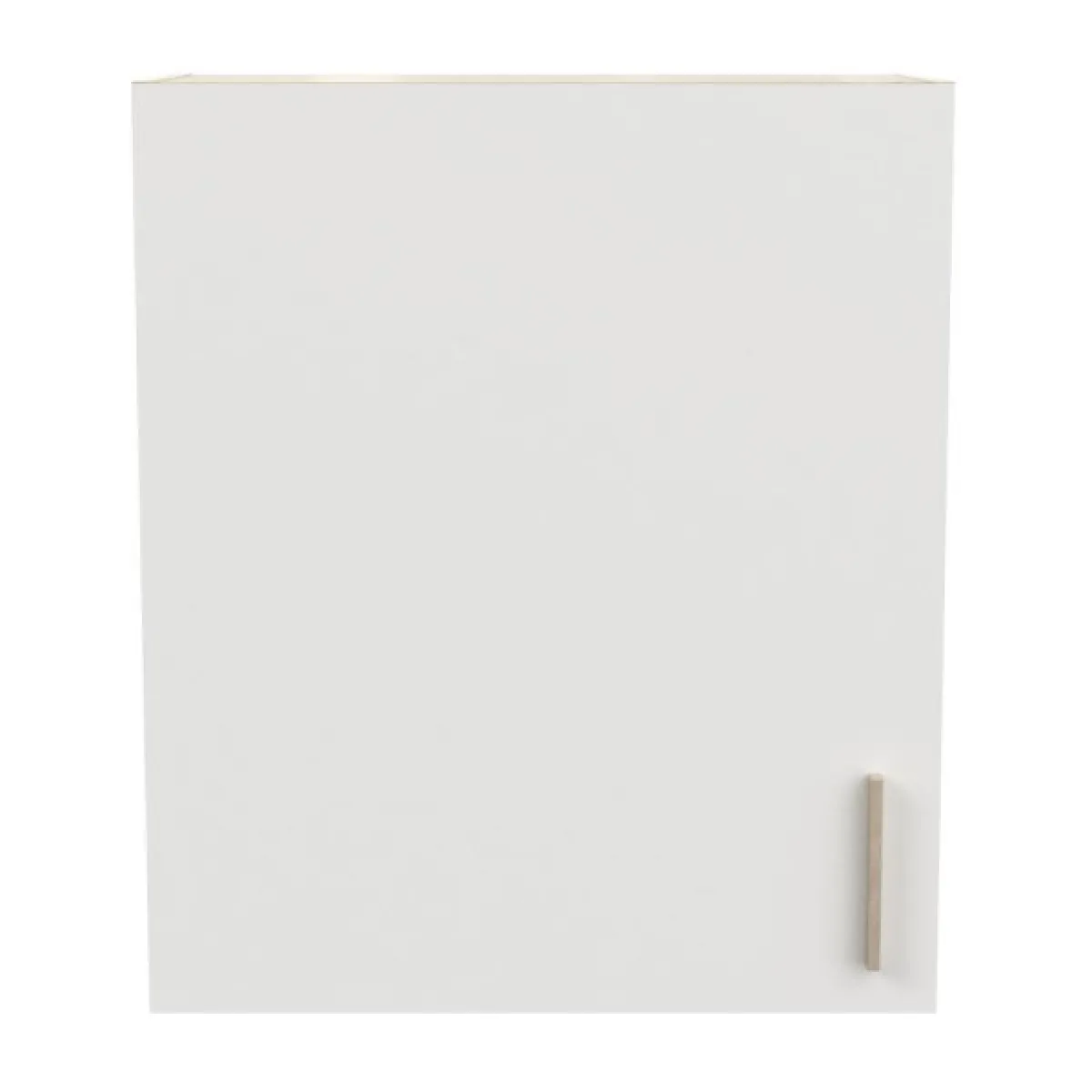 Dansmamaison Meuble haut cuisine 1 porte 60 cm - Blanc/Chêne