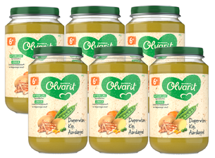 Olvarit 6m  Doperwten Kip Aardappel 200GR