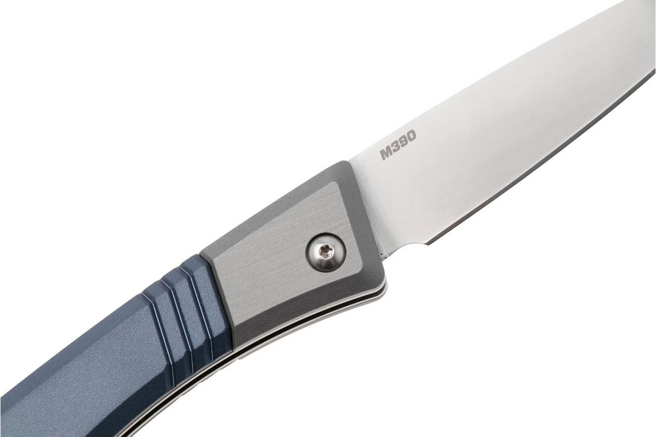 Benchmade Successor 315, Satin M390, Crater Blue, Ash Gray, Aluminium, zakmes