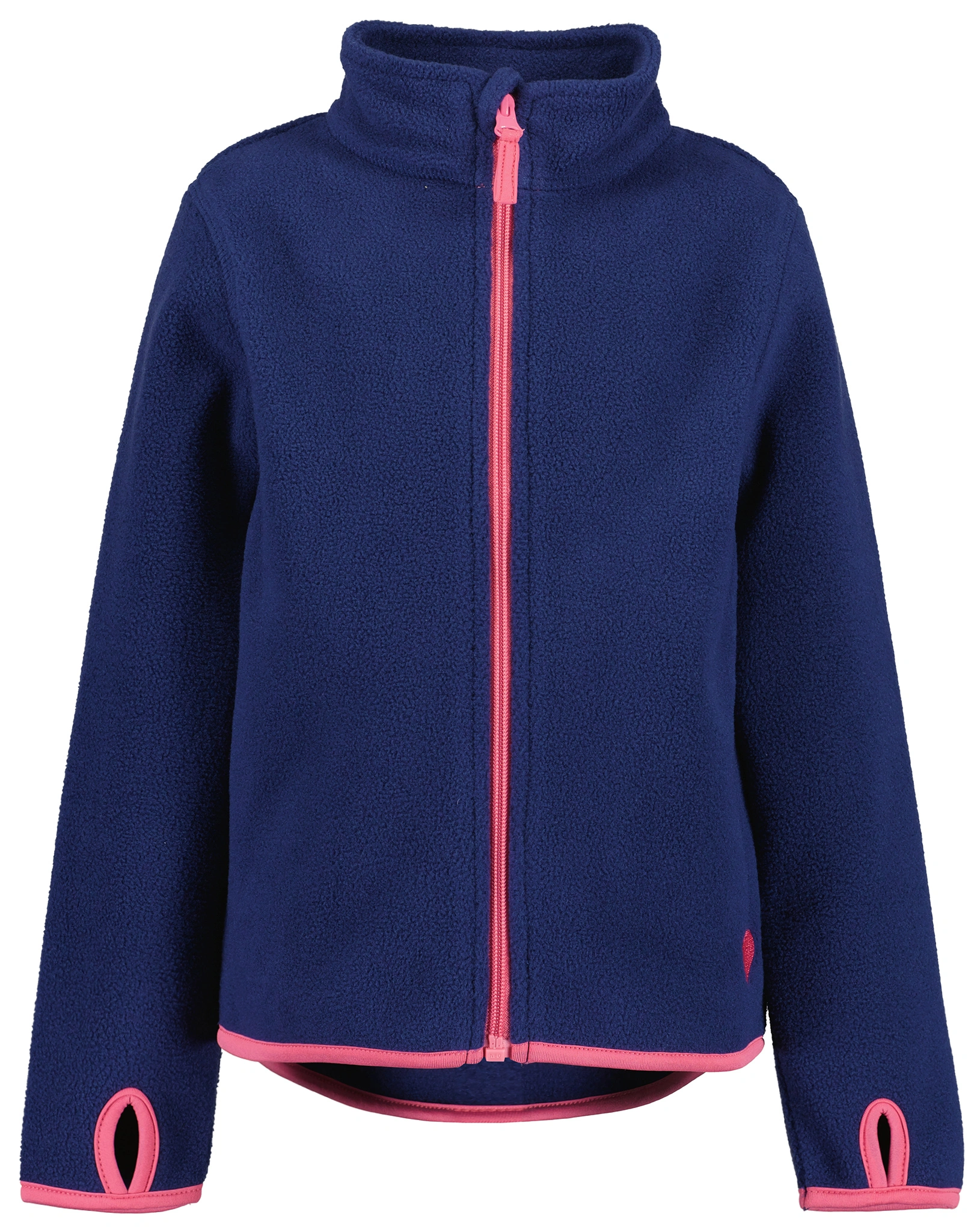 Fleecejacke SPORTS mit Stehkragen in ultramarin