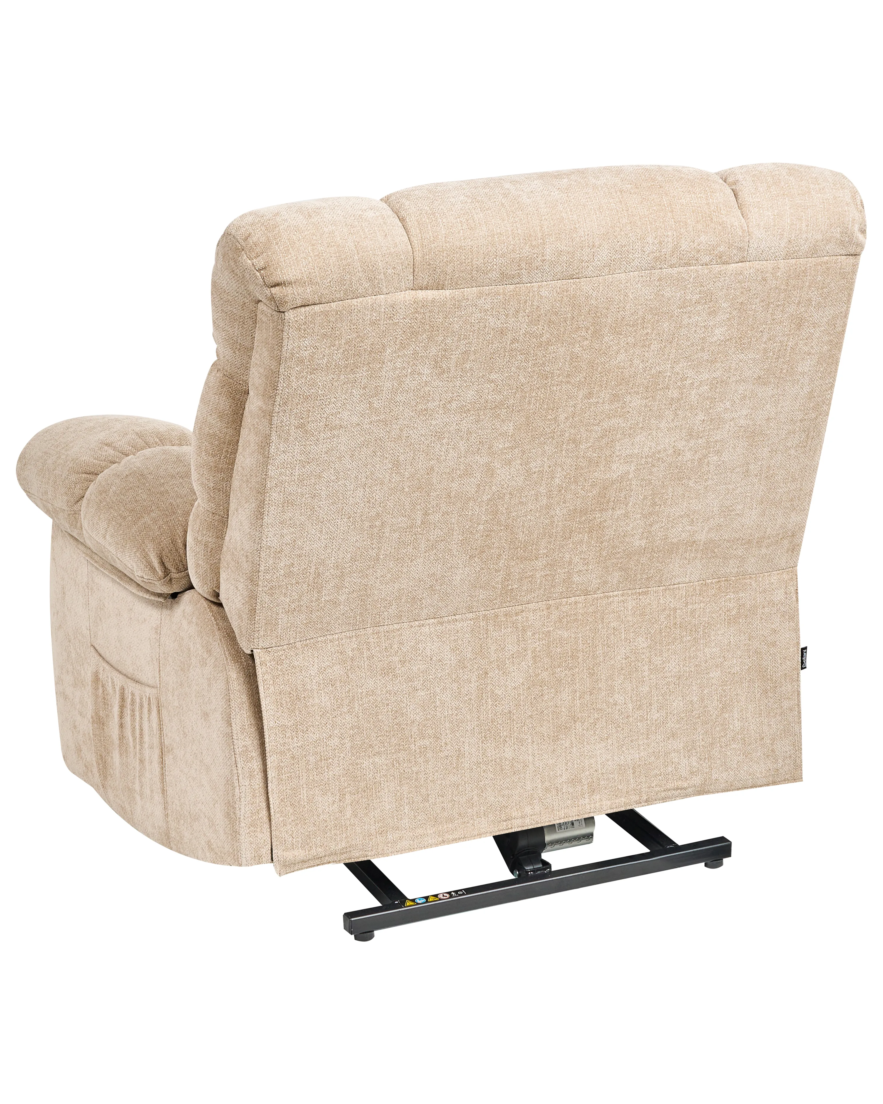 Elektrische relaxfauteuil ARES inclusief voetensteun Stof Beige