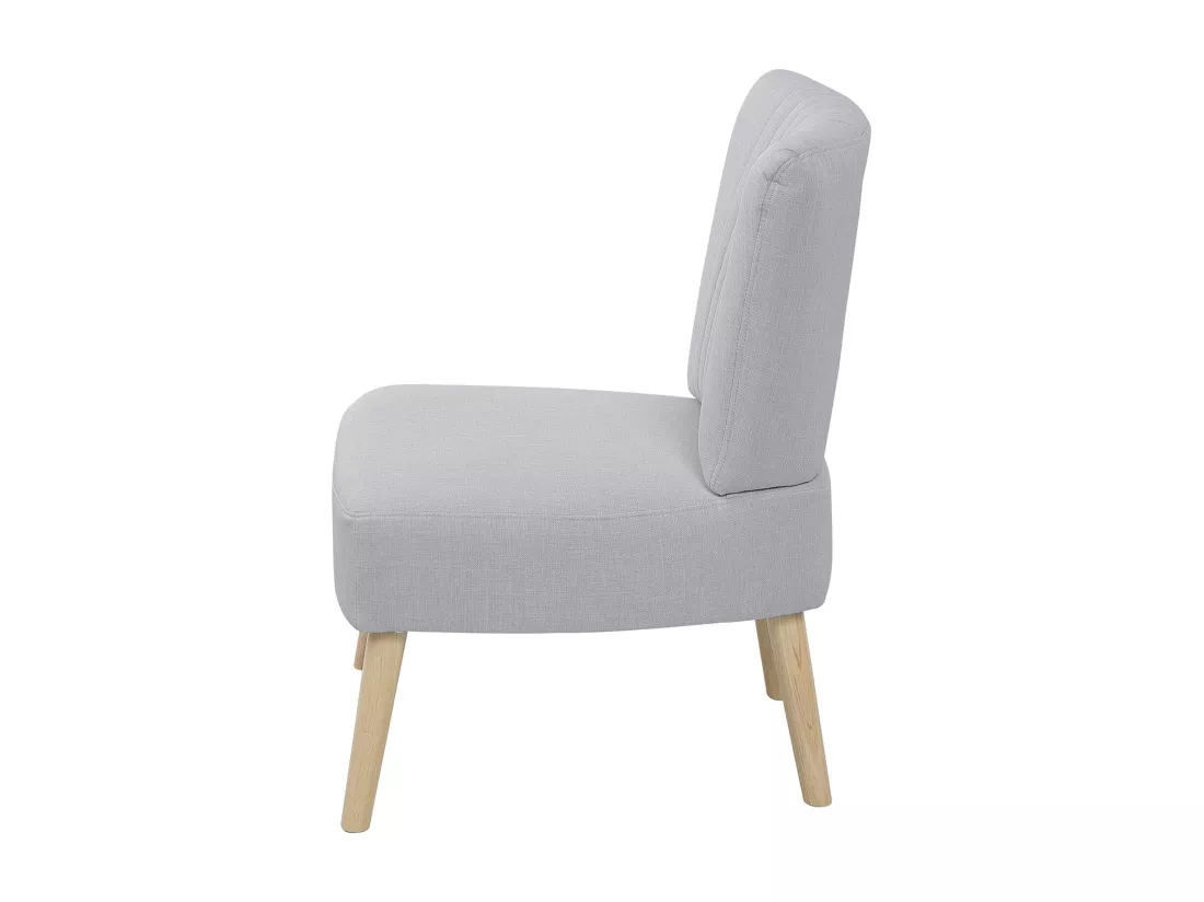 Fauteuil VAASA Tissu Gris clair