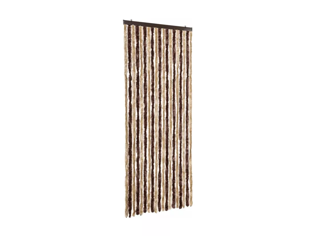 Moustiquaire Beige et marron clair 56x200 cm Chenille
