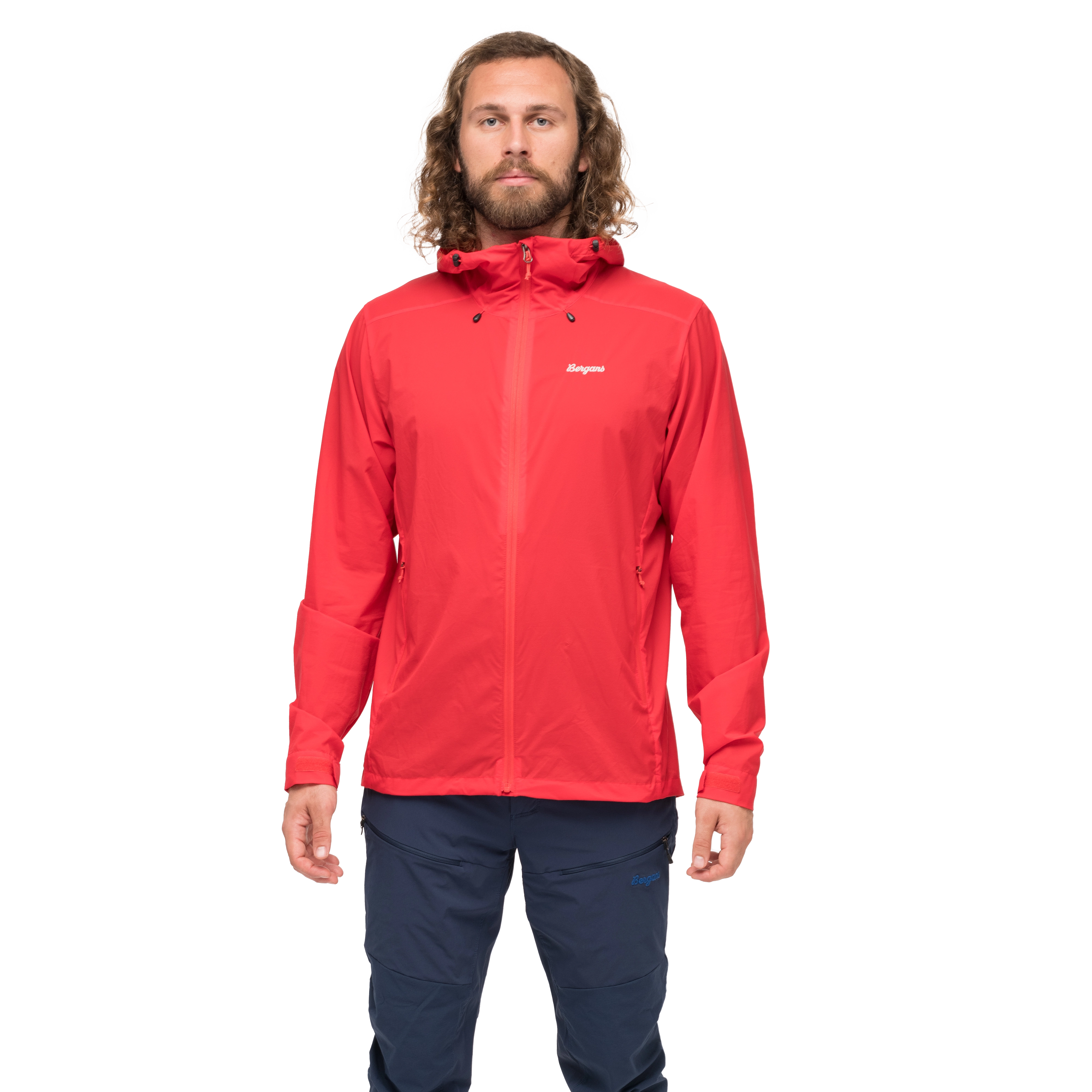 Rabot Windbreaker Jacket Men Fire Red