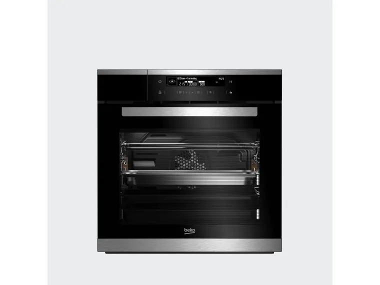 Beko BIDM15500XDS - Ovn - til indbygning - niche - bredde: 56 cm - dybde: 55 cm - højde: 59 cm - med selv-rengøring - Klasse A