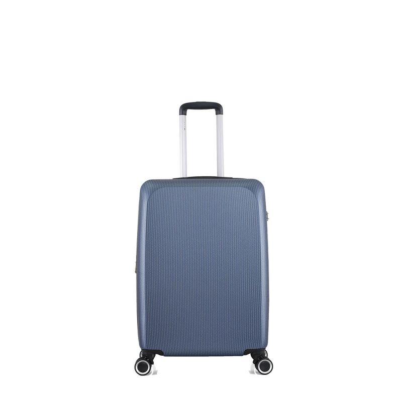 Lot de 3 valises rigides 379 Extensibles 55, 66 et 76 cm Bleu
