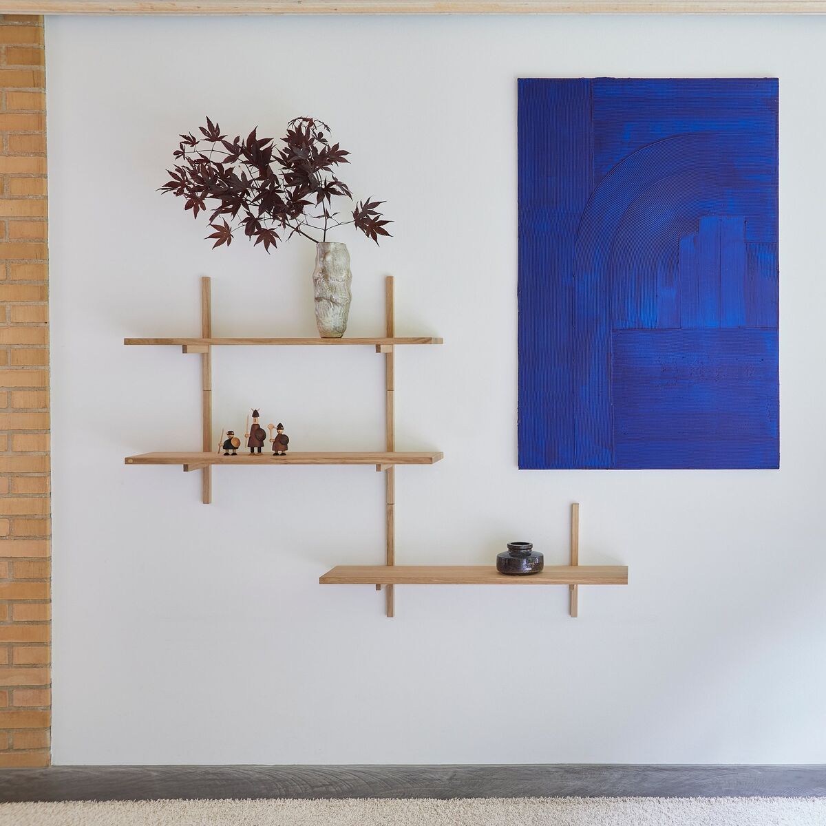 A Light Shelf Oak, 90 x 21 x 35 cm