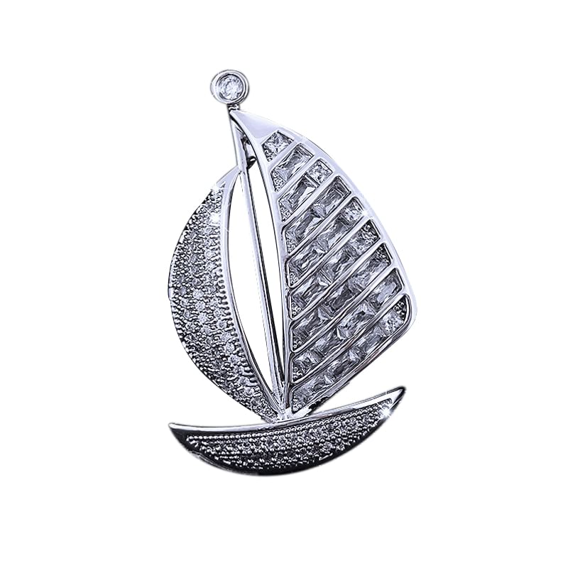 Soosina - Strass-legering broche (verschillende ontwerpen)