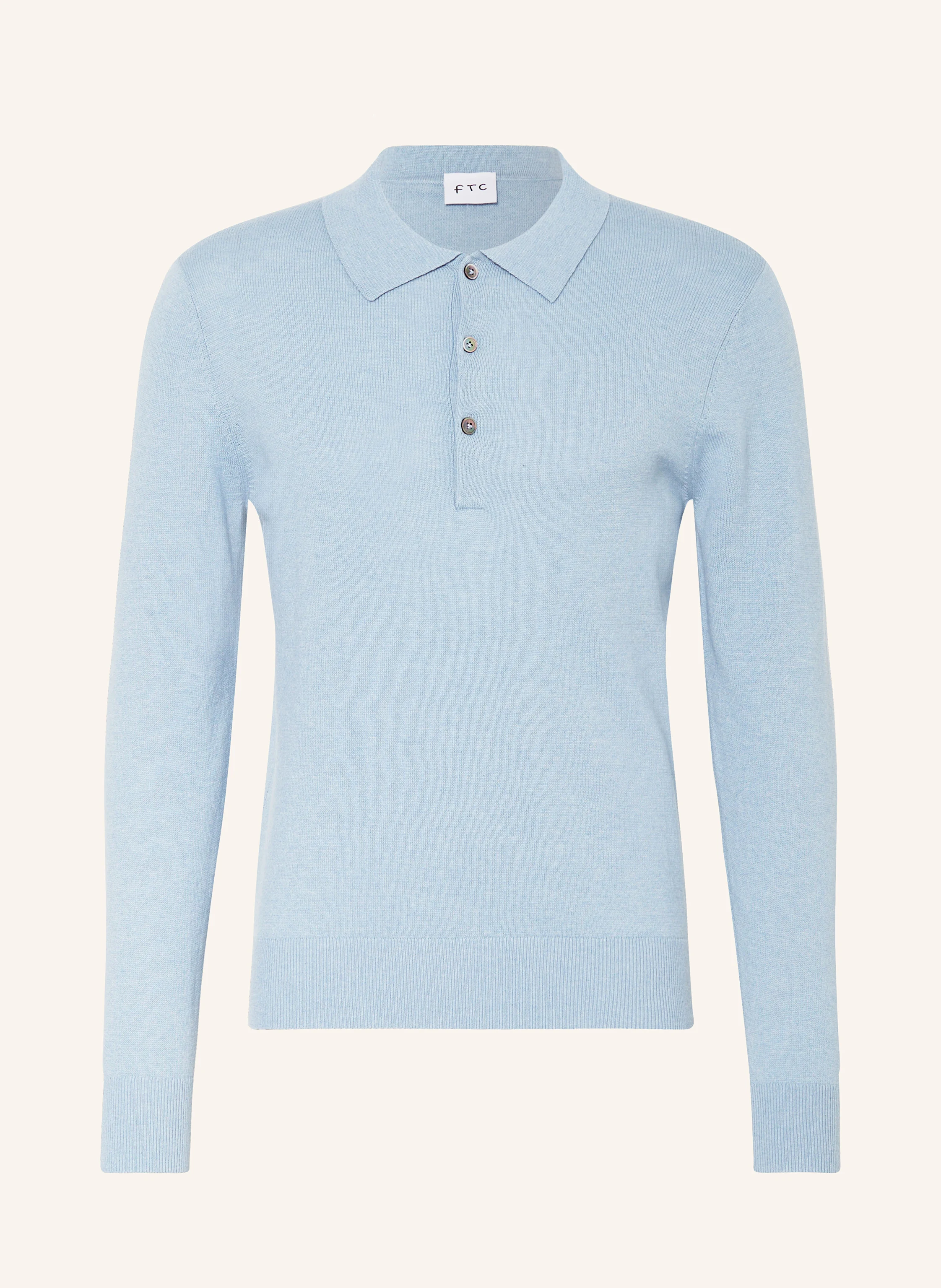 FTC CASHMERE Strick-Poloshirt