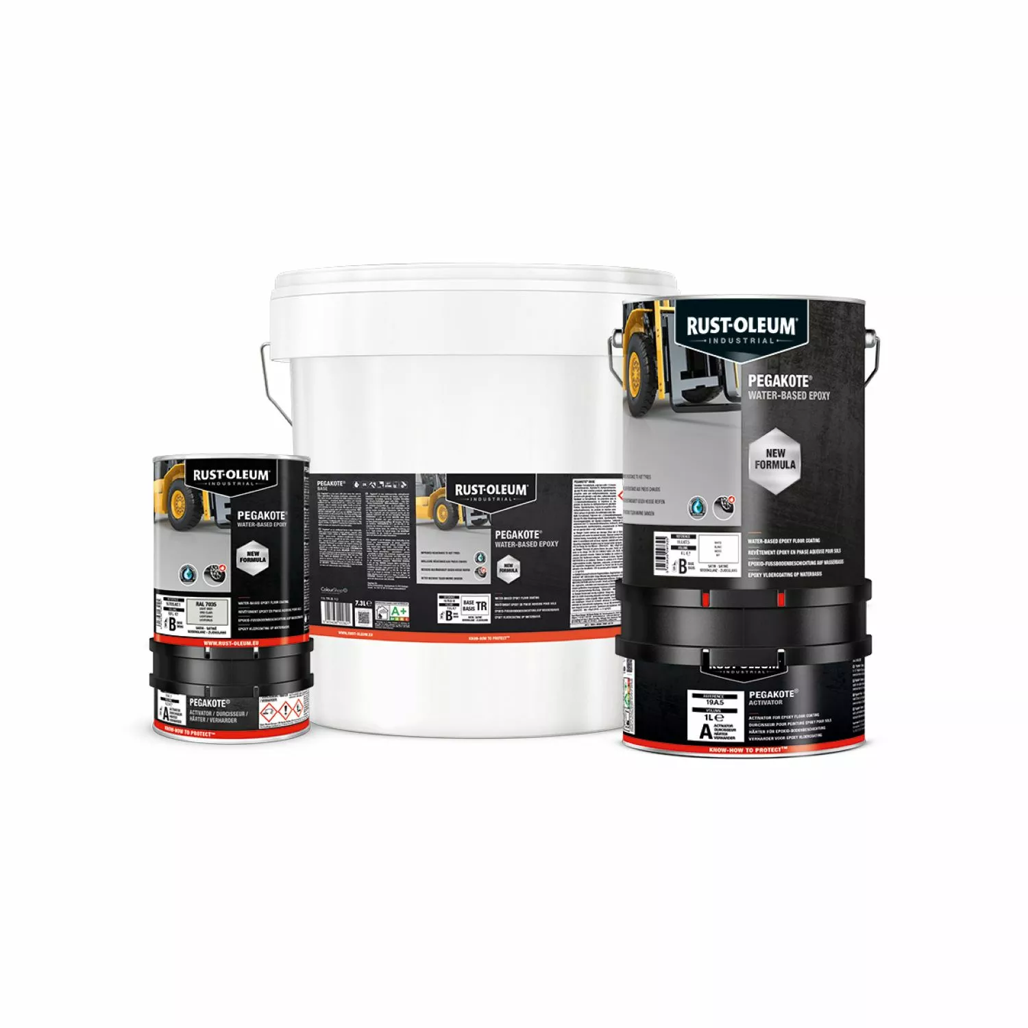 Rust-Oleum Pegakote - op kleur gemengd - 10L (Incl. Activator)