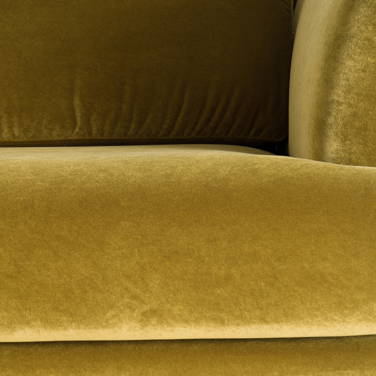 LA REDOUTE INTERIEURS<br>Sofá compacto de 2 lugares, veludo, Monza