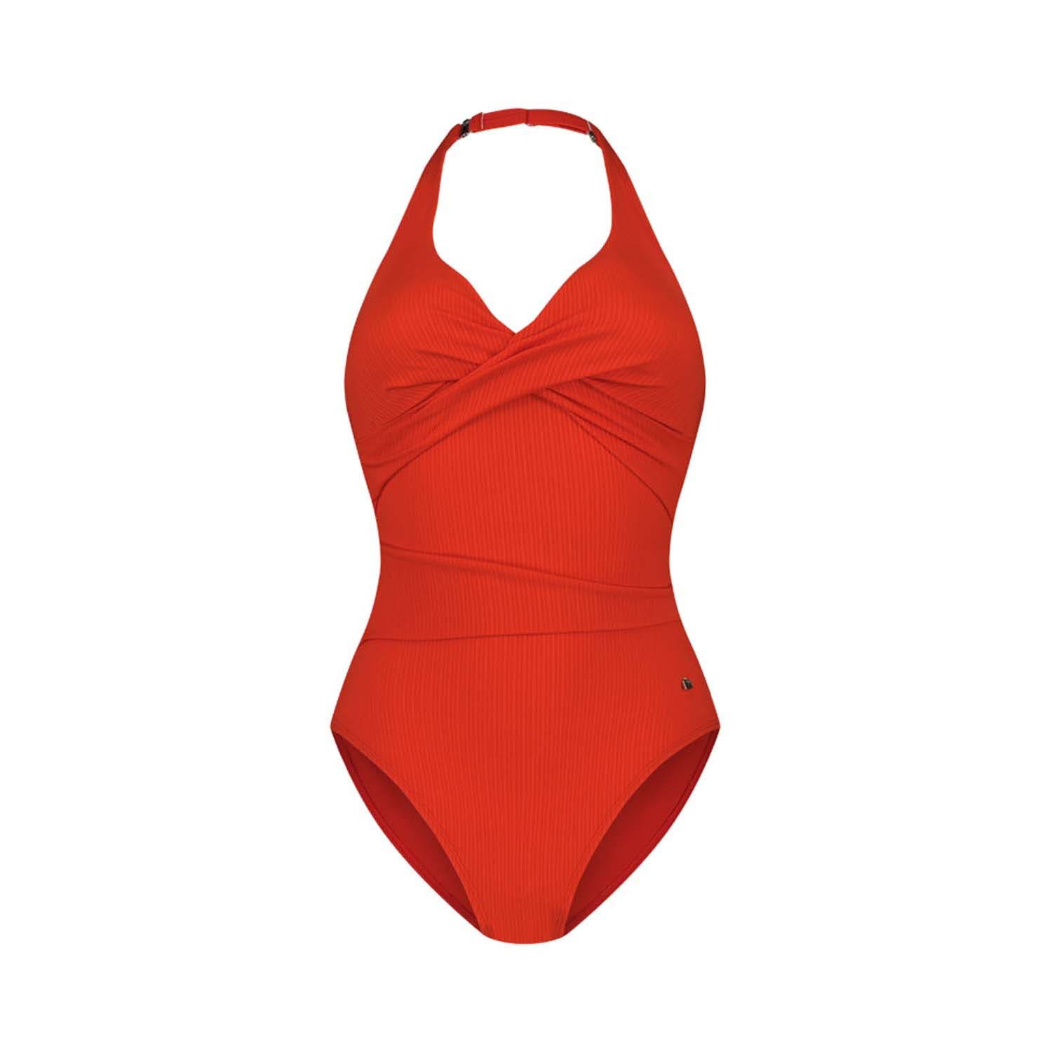 Beachlife  Fiery Red Padded Swimsuit