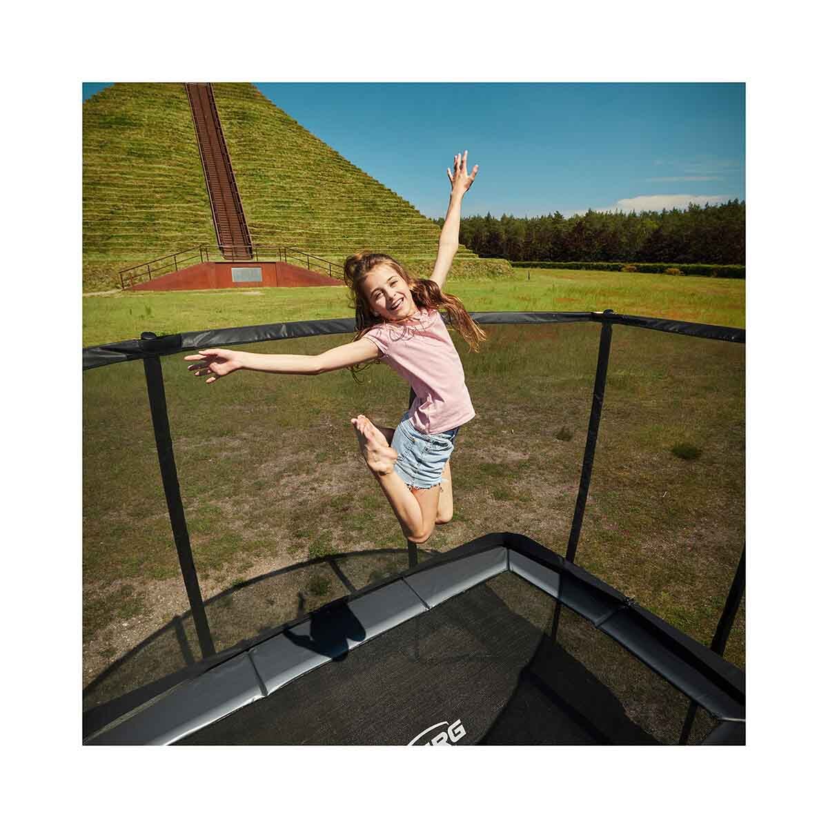 Bergtoys Berg Ultim Champion Trampolin Regular + Sicherheitsnetz Deluxe XL