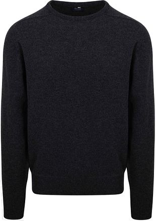 William Lockie Trui Lamswol Charcoal Antraciet 7097DF-2 Charcoal