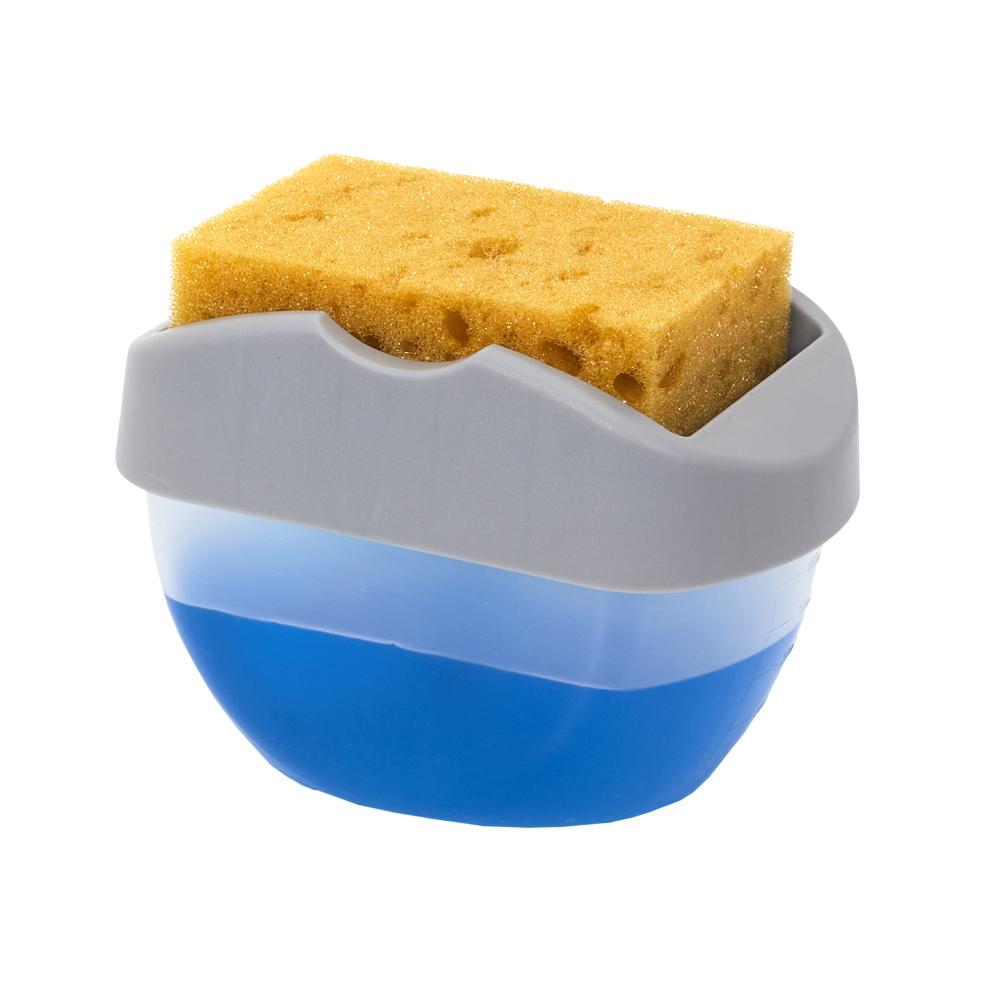 DISTRIBUTEUR DE SAVON PORTE EPONGE