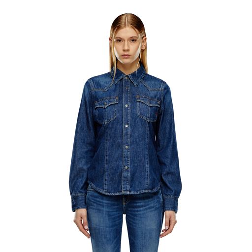 Diesel De-Waves Skjorte, Blue, L