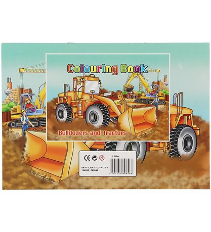 Malbuch - Bulldozer & Traktoren Malbuch - 16 Seiten