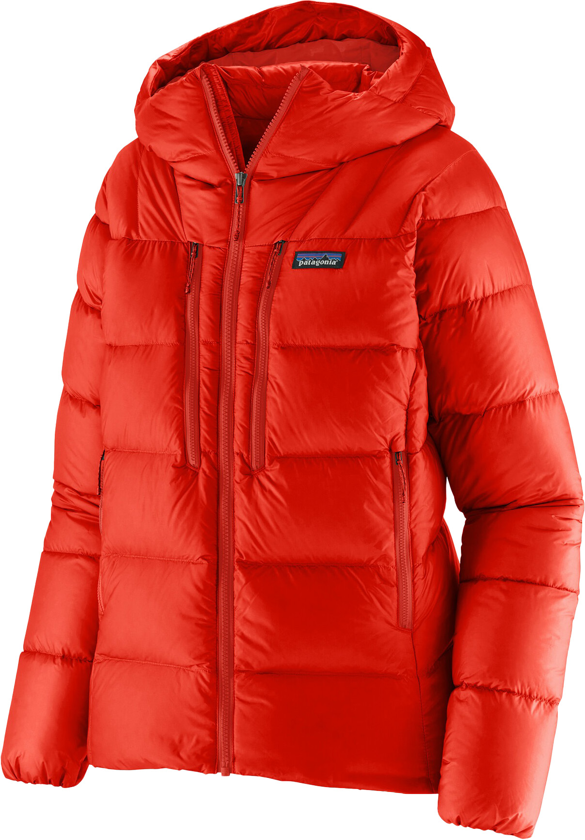 Fitz Roy Down Hoody Dame Madder Red