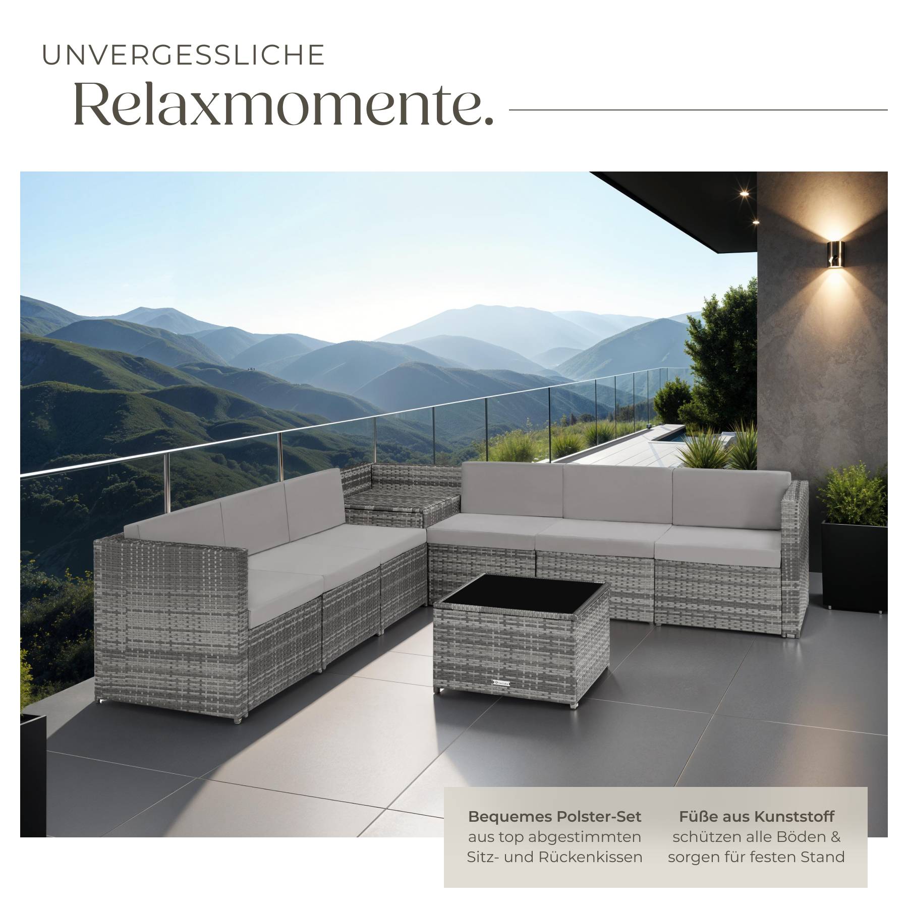 Rattan Lounge Verona