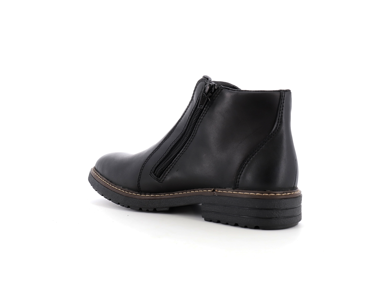 Rieker-33160 Cuir Noir
