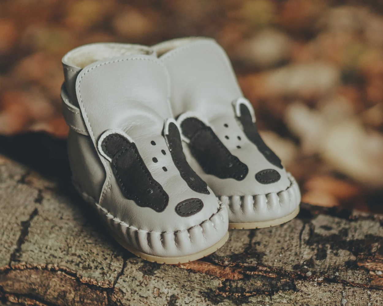 Kapi Exclusive Booties | Badger | Light Stone Leather