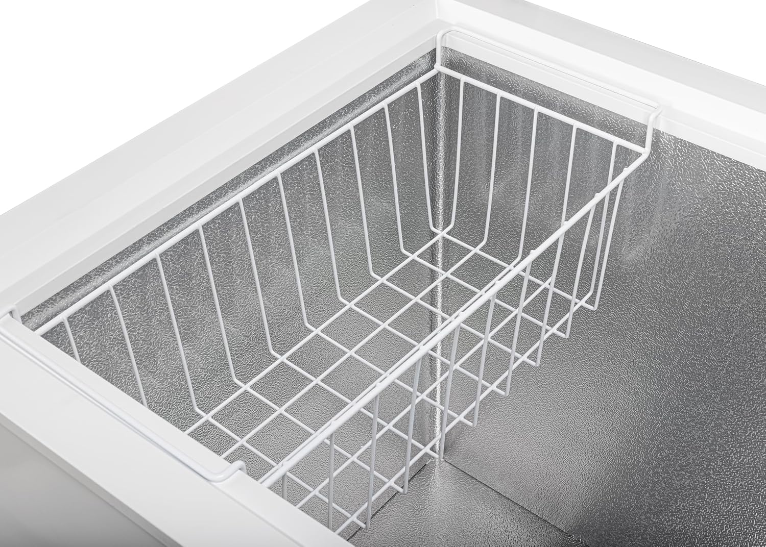 METRO Professional Gefriertruhe GHF2300, 300 L, 95 W, Tiefkühltruhe, 1 Korb, Türschloss, Temperaturalarm, Rollen, Weiß