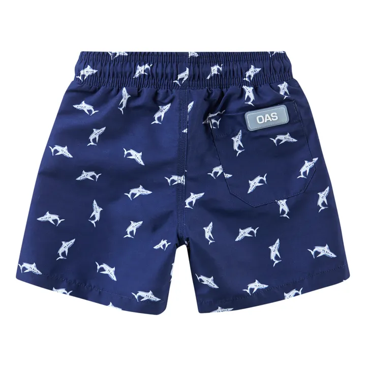 OAS Short de Bain Shark | Bleu marine