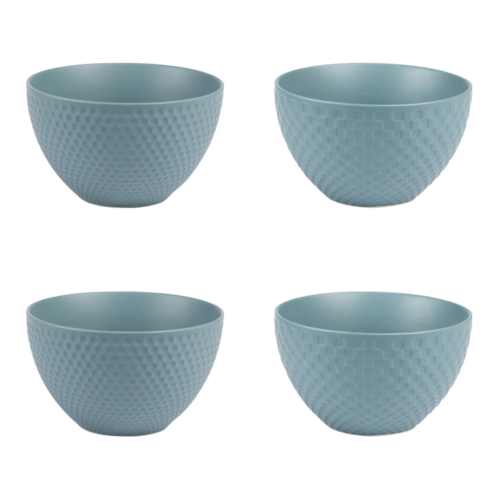 Coffret 4 coupelles Snow blue 11,5 cm Table passion