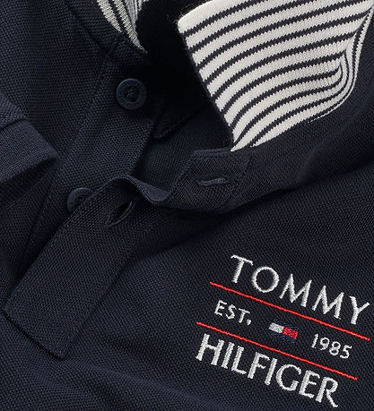 Tommy Hilfiger Polo - Flagge Hilfiger - Dark Nacht Navy