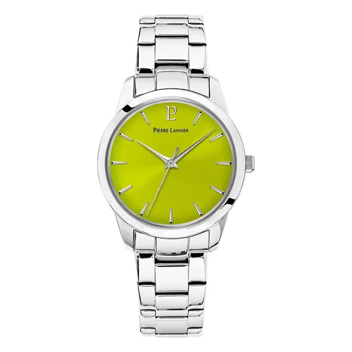 Coffret femme ROXANE cadran vert bracelet acierPierre Lannier x Les Interchangeables Edition limitée