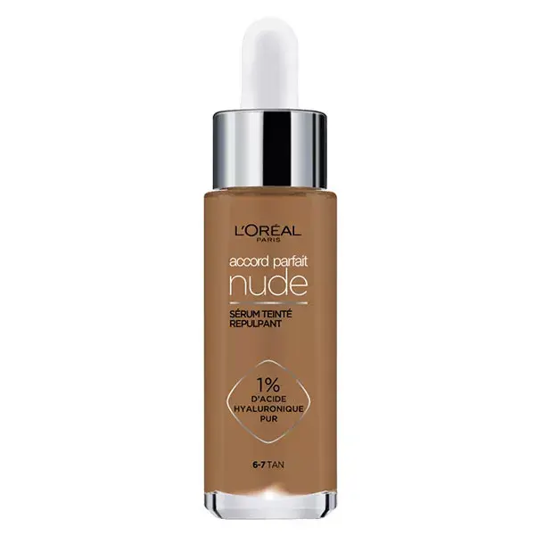 L'Oréal Paris Accord Parfait Sérum Teinté Repulpant 6-7 Tan 30ml