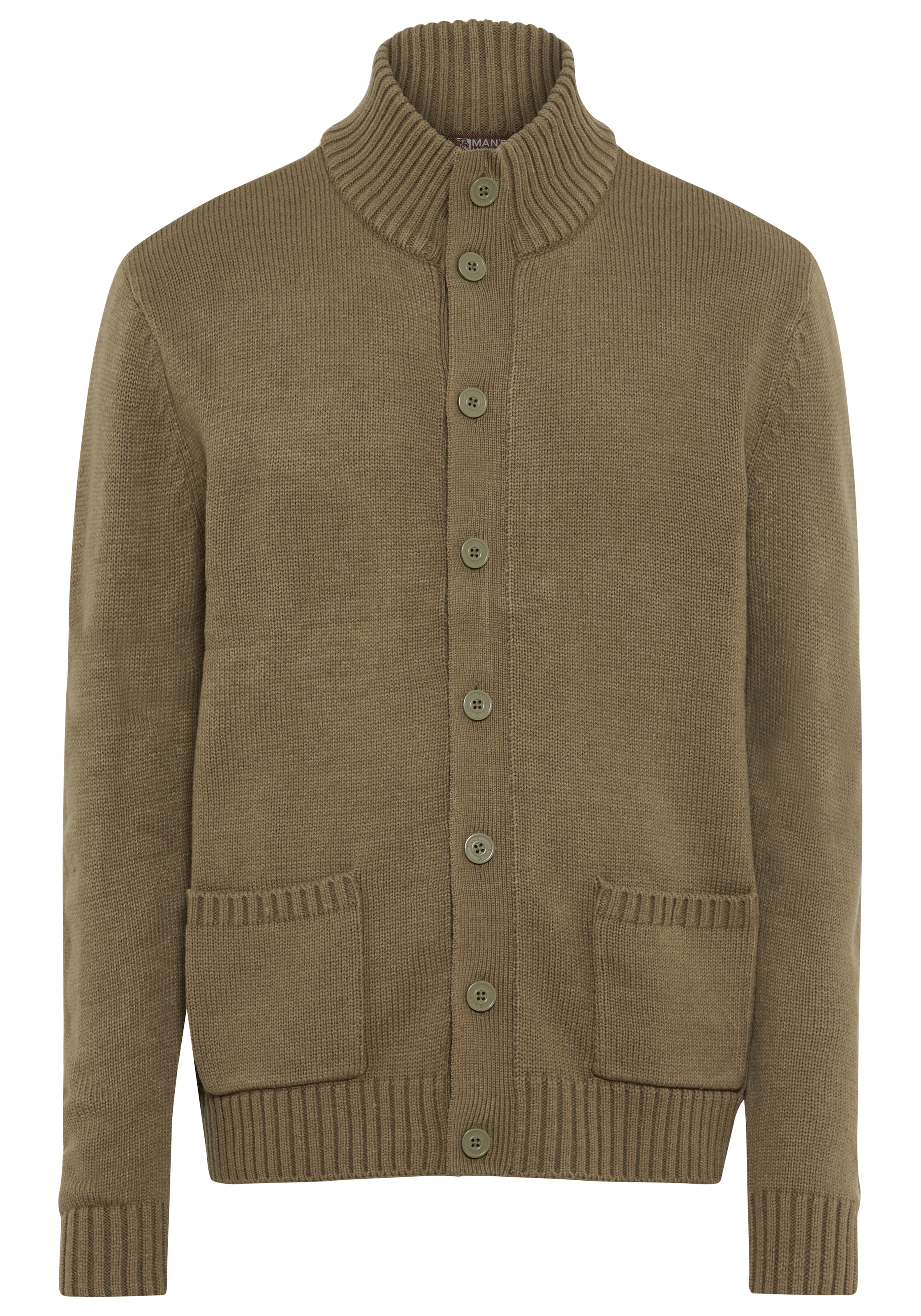 Man's World Strickjacke »Neue Kollektion! Highlight mit Knöpfen& Taschen«, mit Stehkragen,weicher Griff, Perfekt für die kältere Jahreszeit
