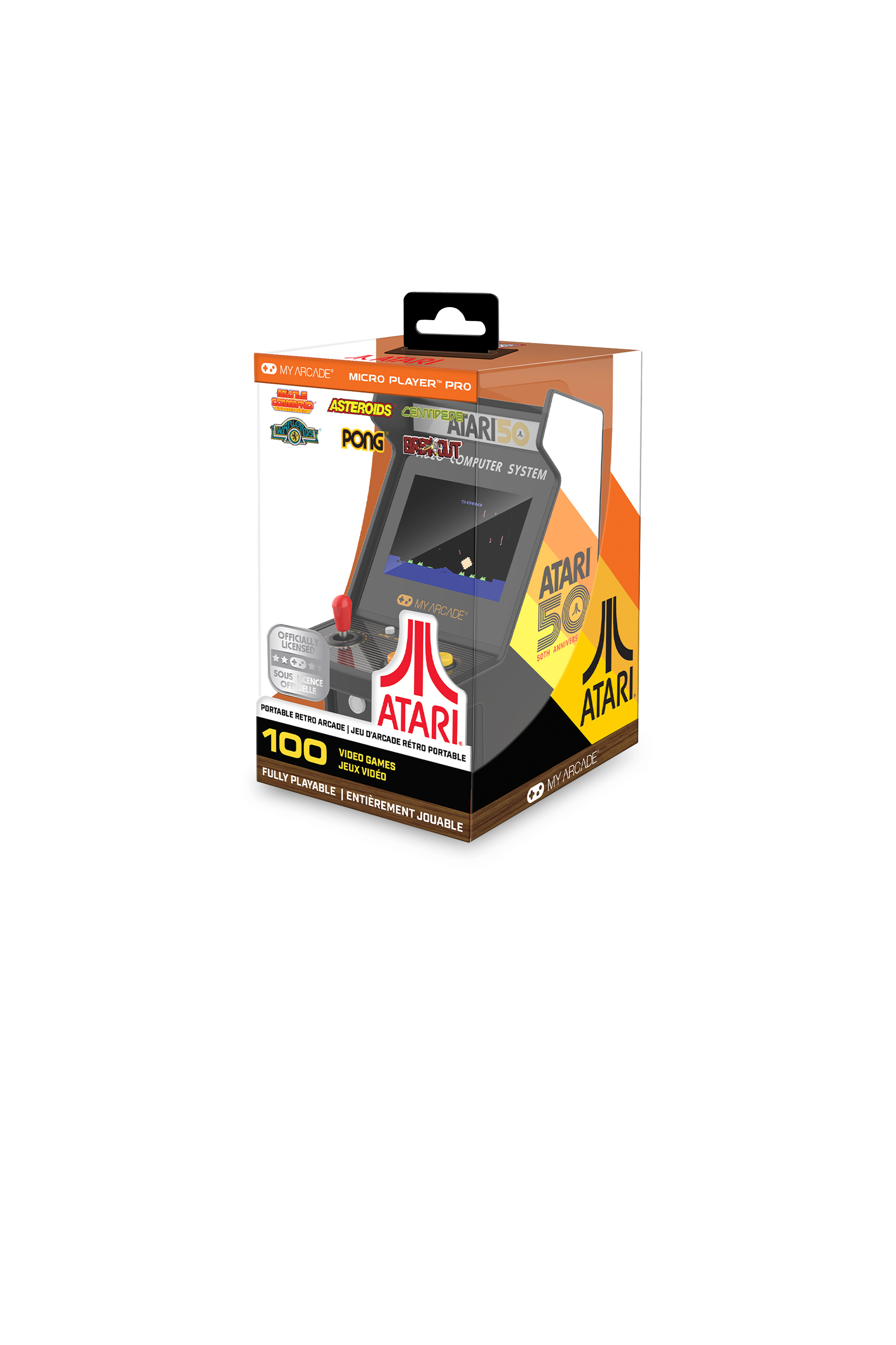 MY ARCADE Jeu Micro Player MyArcade ATARI (100 JEUX) Multicolore