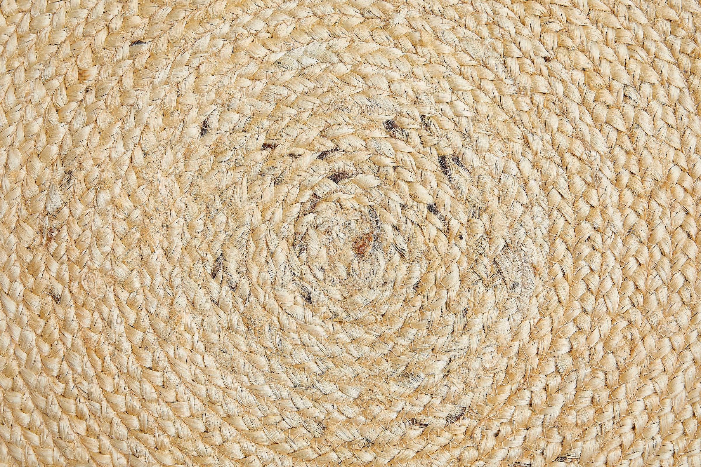 my home Teppich »Ibiza« rund 7 mm Höhe Jute-Teppich, Wendeteppich, handgewebt, Naturfaser, Boho-Stil