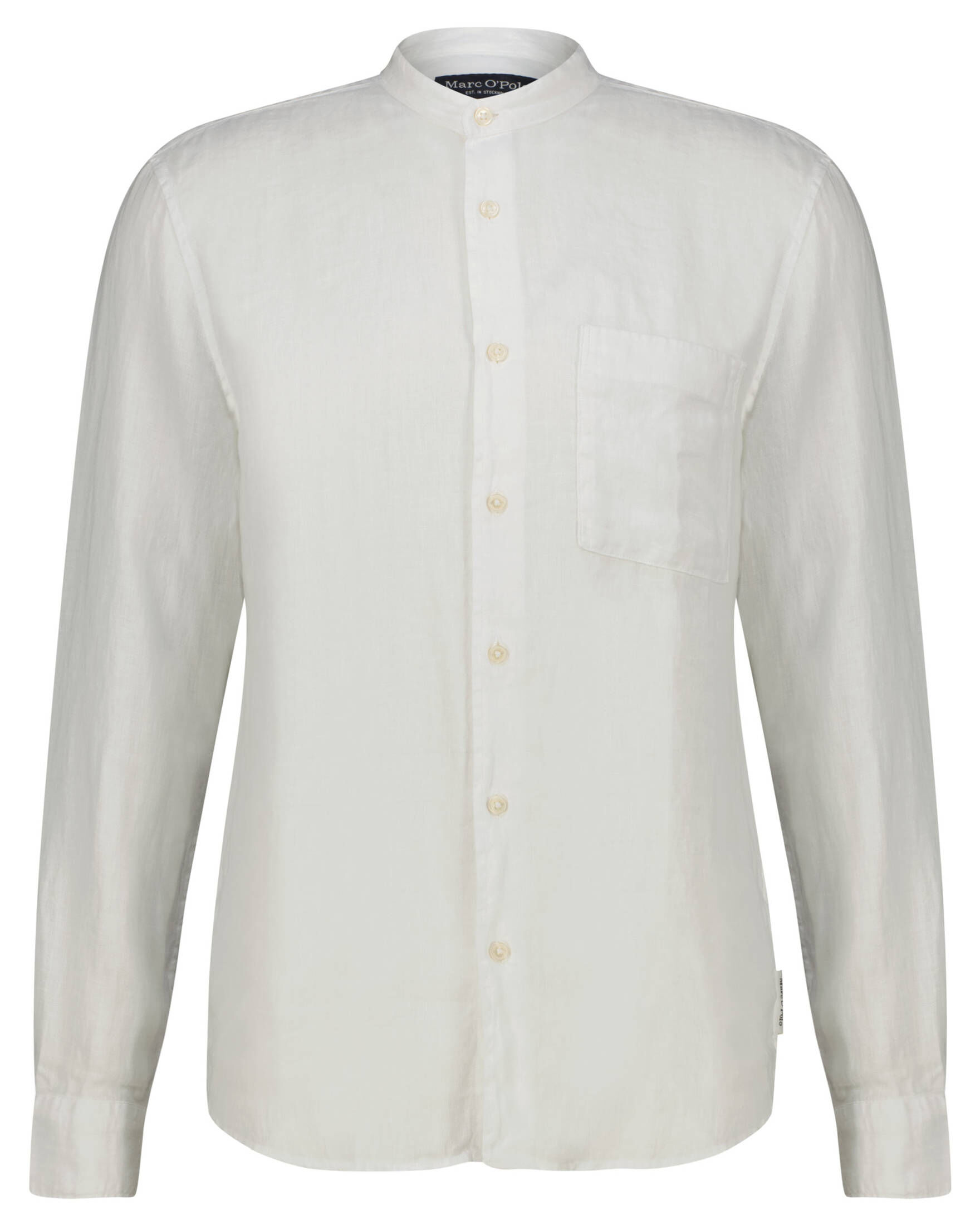 Marc O'Polo| Herren Leinenhemd Regular Fit Langarm