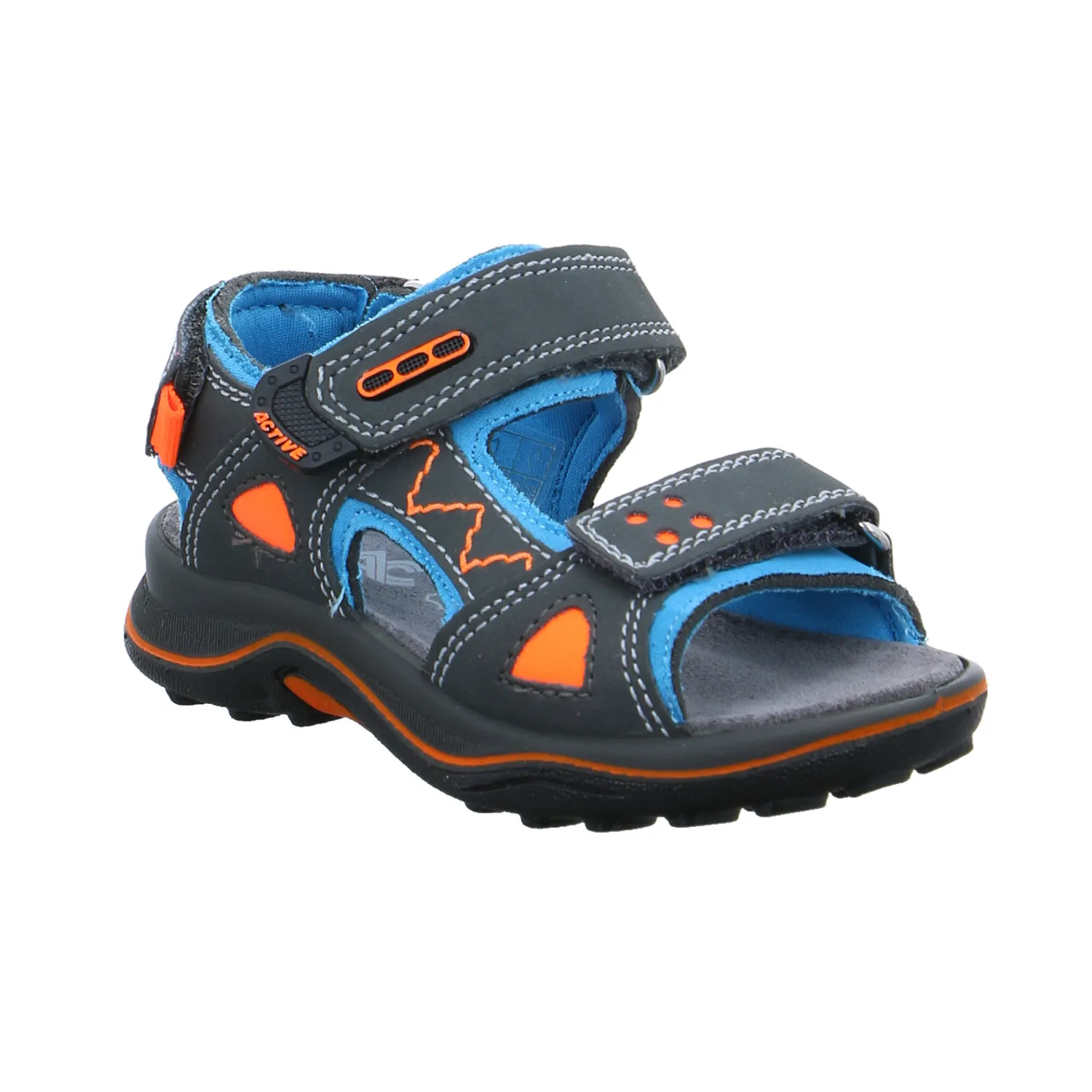 IMAC Kleinkinder-Sandale Grau Leder  Sommerschuh