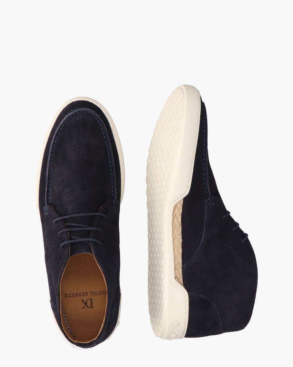 Daniel Kenneth Ruben Donkerblauw Heren Veterschoenen