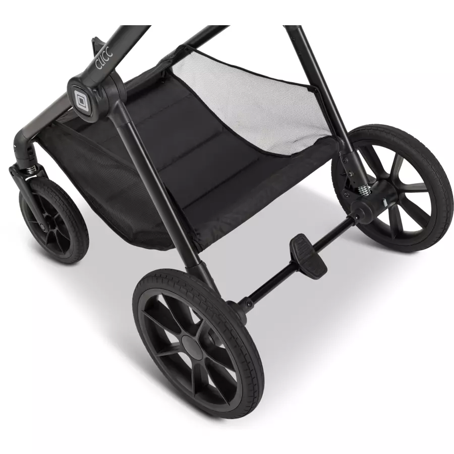 MOON Kombikinderwagen Clicc black melange