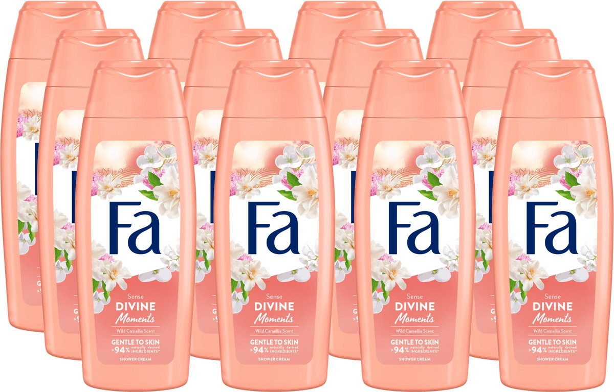 12x Fa Douchecreme divine moments (250 ml)