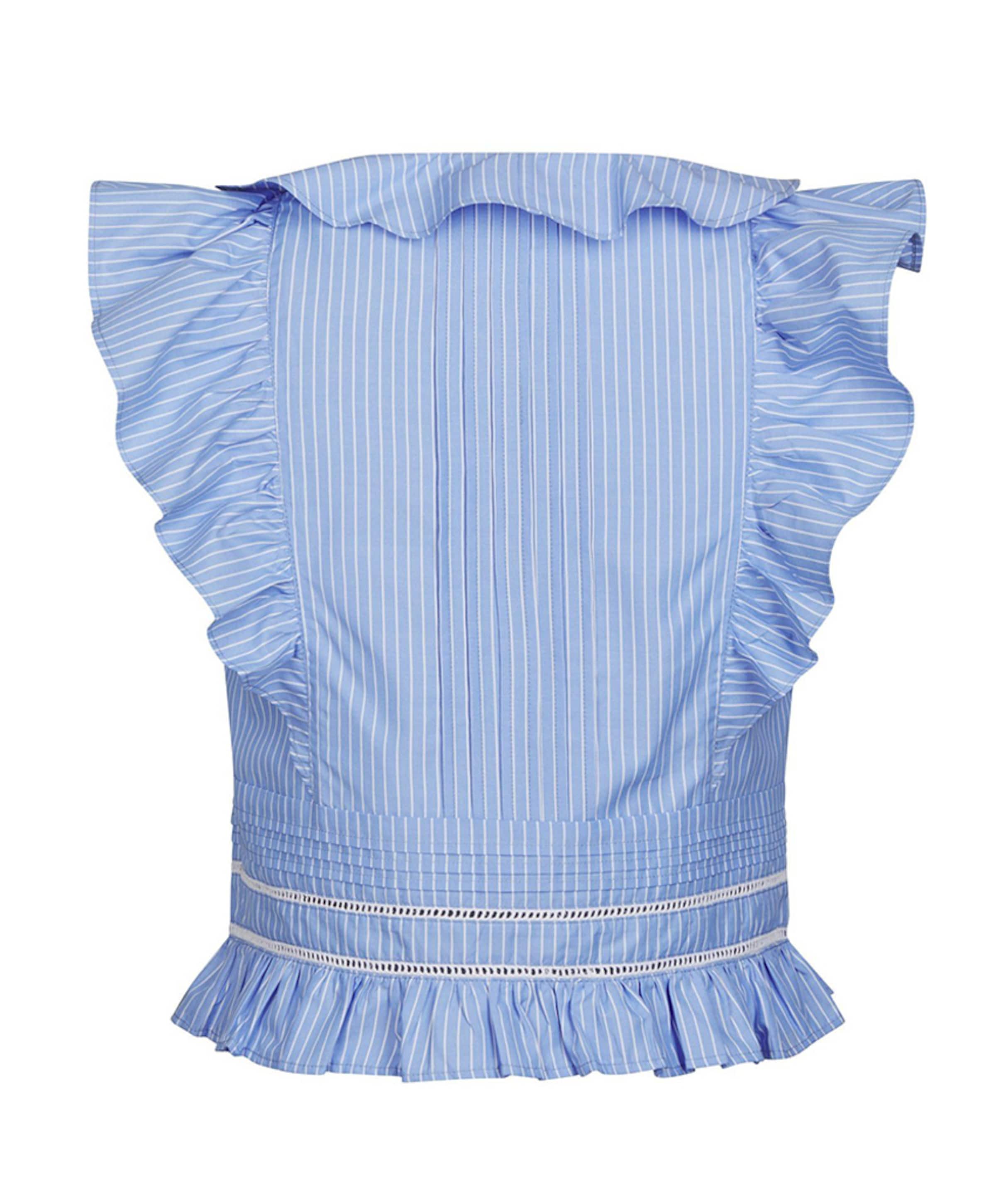 Neo Noir Dames top blauw