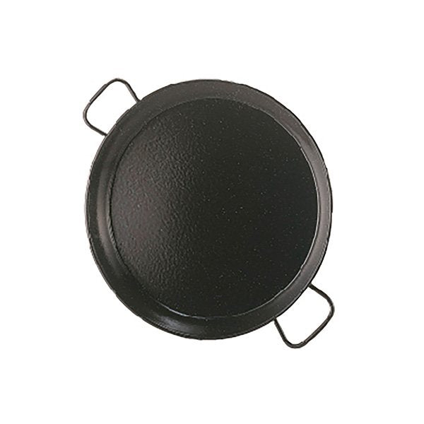 Plat à paëlla acier emaillé 46 cm