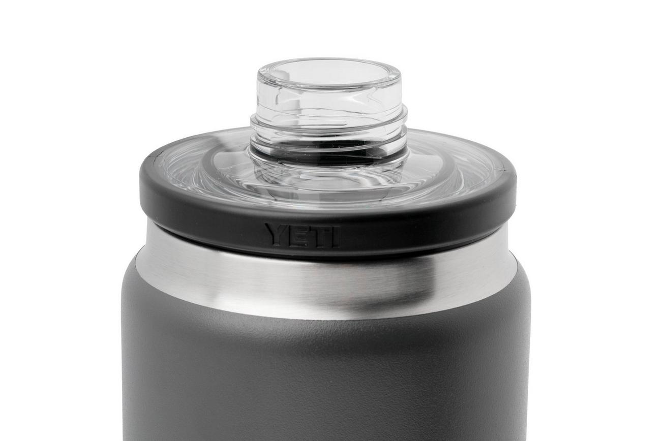 Yeti Rambler Bottle 26oz Chug Cap, Charcoal Grey, thermosfles met drinkdop, 769 ml