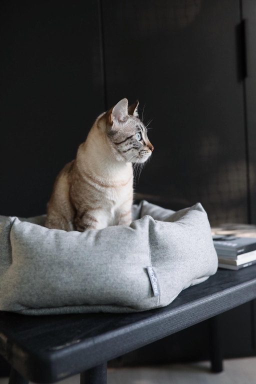 MiaCara Calma kattenmand Ø45 donkergrijs