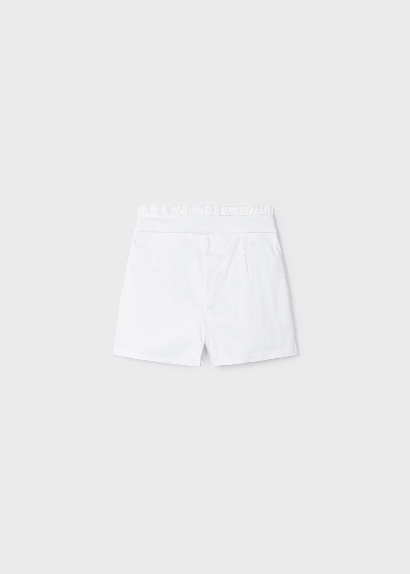 Calções de algodão acetinado para meninas