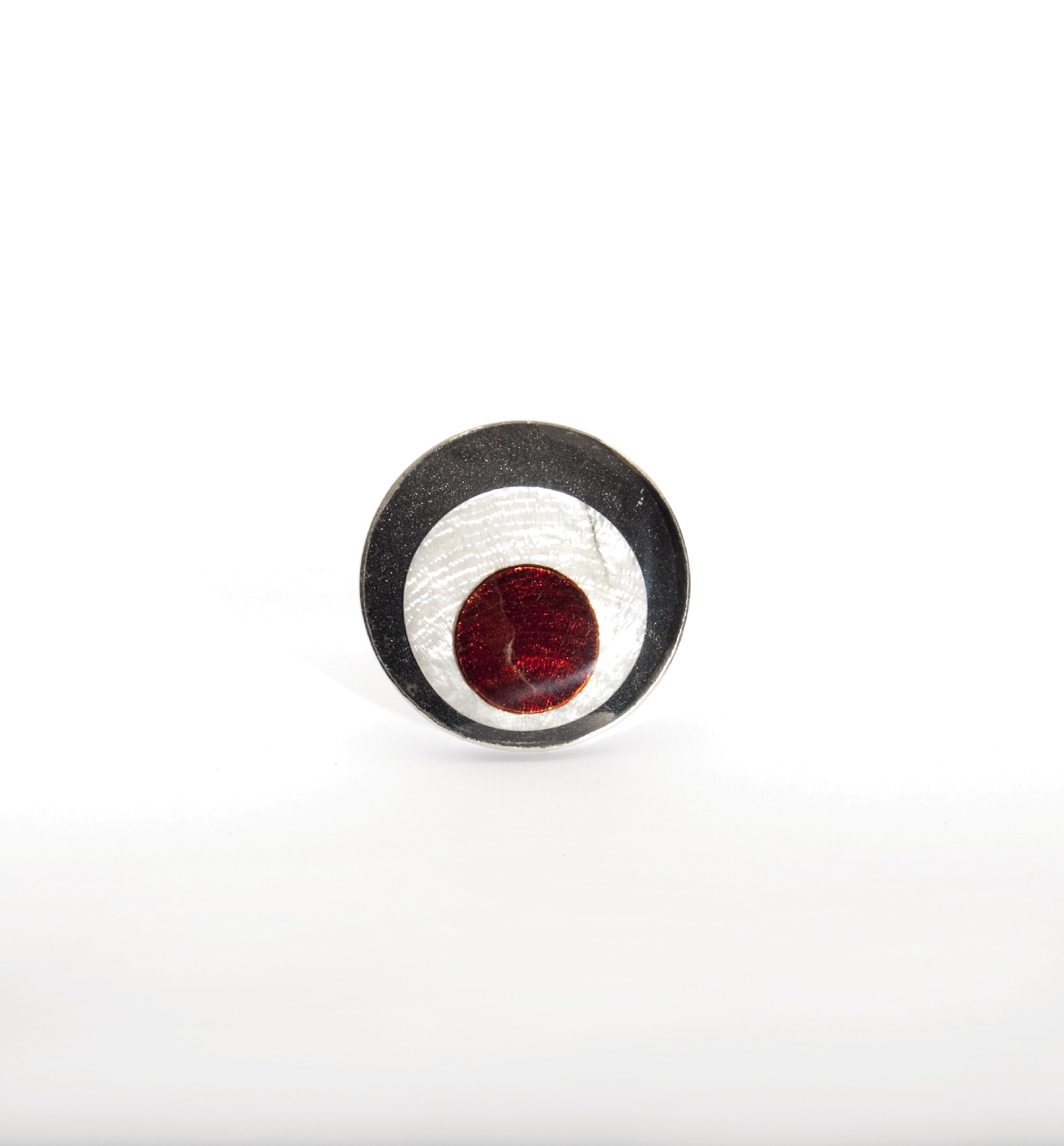 Ring Fischauge, grau, braun, T 4 cm, B 4 cm, H 2 cm günstig bestellen